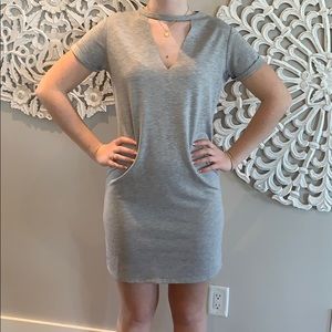 Derek Heart Grey Tshirt Dress